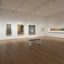Installation view of Highlights from the Modern European Art Collection.