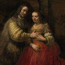 Rembrandt van Rijn, The Jewish Bride (Portrait of a Couple as Isaac and Rebecca), ca. 1665–69