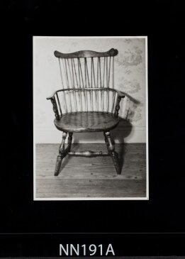 Photo of a Windsor Armchair, American, ca. 1780. Albert Sack Legacy Archives
