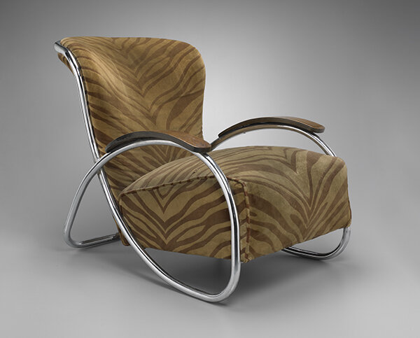 Designer: Kem Weber, Manufacturer: Lloyd Manufacturing Company, LC-52-A Lounge Chair, designed 1935, manufactured 1935-37