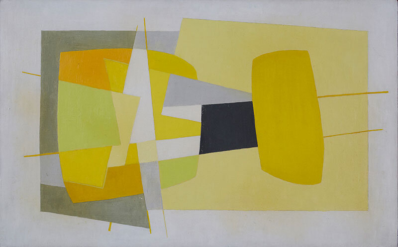 Saloua Raouda Choucair, Composition in Yellow, 1962–65