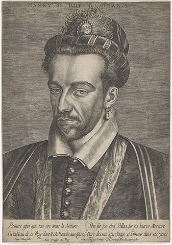 Johannes Wierix, Henry III, King of France and Poland, ca. 1585, published 1647