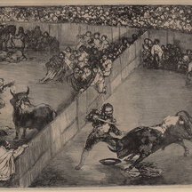 Francisco de Goya, <em>Bullfight in a Divided Ring</em>, 1825