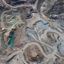 Aerial view of Silver Bell Mine.