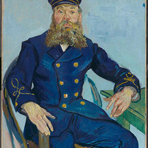Vincent Van Gogh, Postman Joseph Roulin, July–August 1888. Oil on canvas. Museum of Fine Arts, Boston, Gift of Robert Treat Paine, 2nd