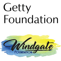 Getty Foundation and Windgate Foundation logos