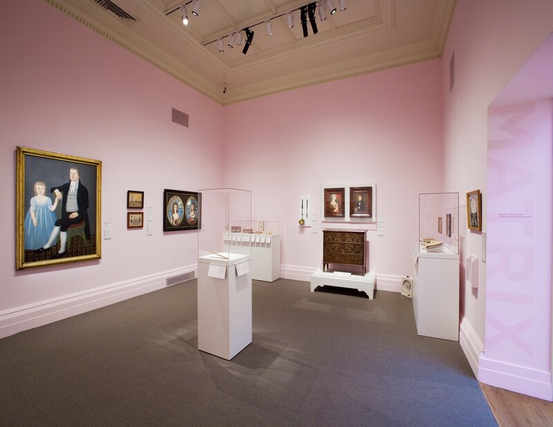 Installation view of exhibition.