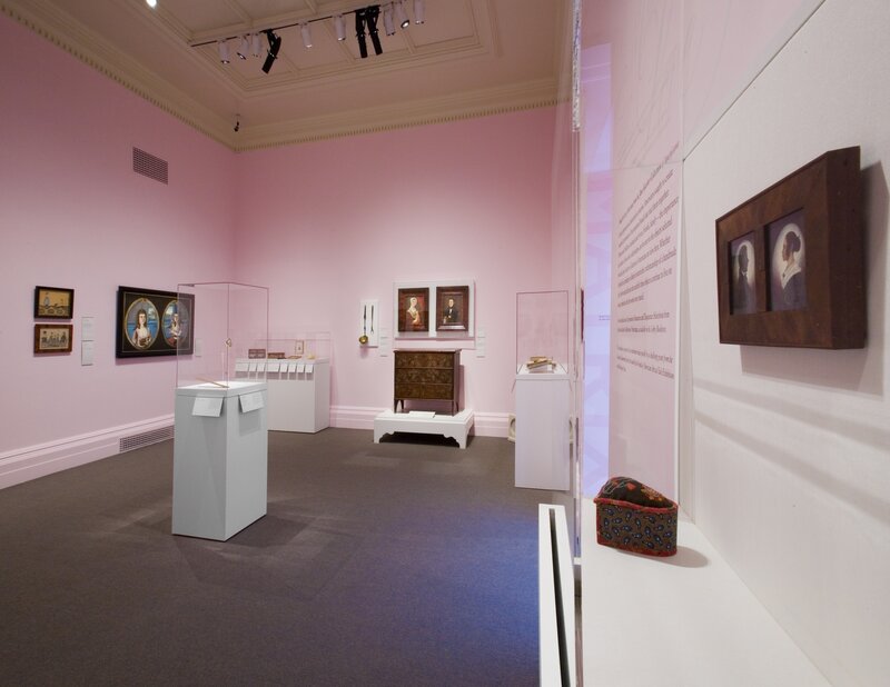 Installation view of exhibition.