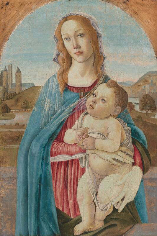 Botticelli's Virgin and Child.