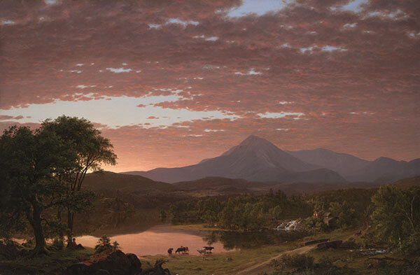 Frederic Edwin Church, Mt. Ktaadn, 1853. Yale University Art Gallery, Stanley B. Resor, B.A. 1901, Fund