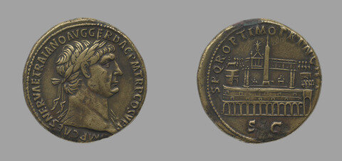 Sestertius of Trajan, Rome, A.D. 103–111