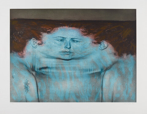 Kiki Smith, artist, and Craig Zammiello, printer, My Blue Lake, 1995