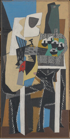 Pablo Picasso, Dog and Cock, 1921. Oil on canvas. Yale University Art Gallery, Gift of Stephen Carlton Clark, B.A. 1903