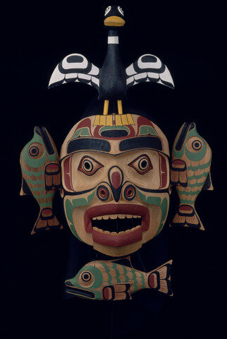 Richard Hunt (Kwakwaka’wakw), Sea Monster Mask, 1999