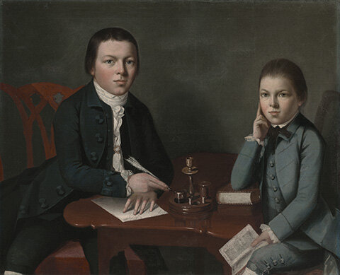 Gilbert Stuart, Francis Malbone and His Brother Saunders, ca. 1773