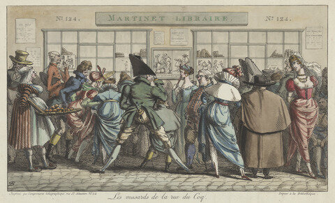 Pierre‑Nolasque Bergeret and Peter Frédéric André, Les musards de la rue du Coq (The Dawdlers of the Rue du Coq), ca. 1804