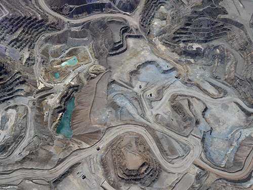Aerial view of Silver Bell Mine.
